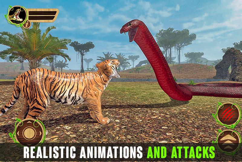 اسکرین شات 1 بازی Anaconda Snake Attack Sim 3D