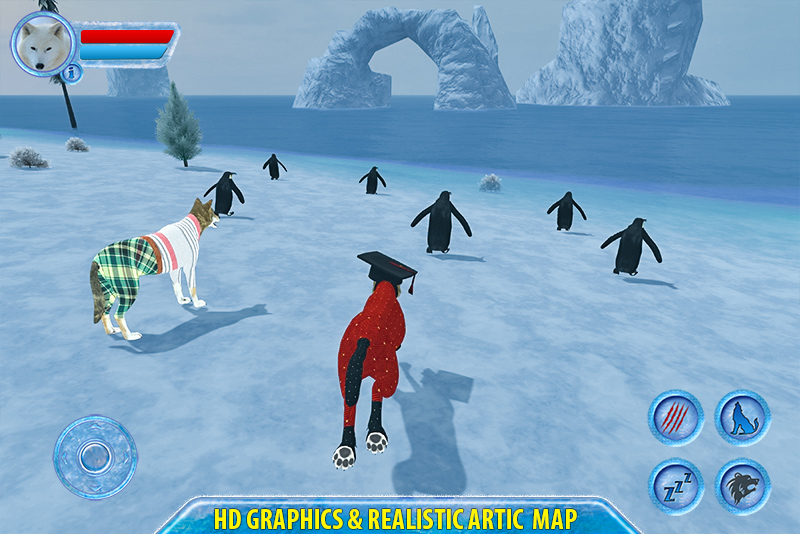 اسکرین شات 5 بازی Arctic Wolf Sim 3D
