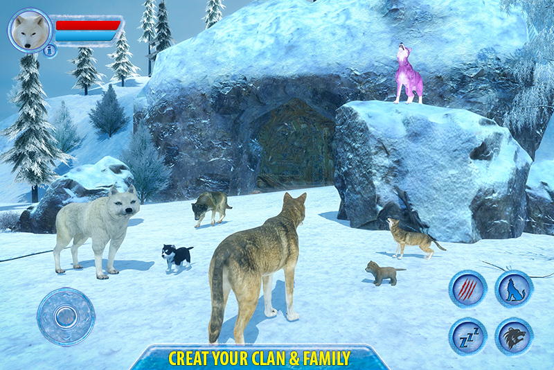 اسکرین شات 1 بازی Arctic Wolf Sim 3D