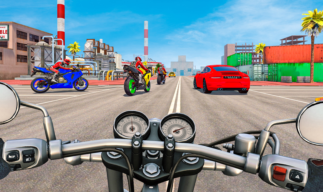 اسکرین شات 5 بازی Motorcycle Racing - Bike Rider