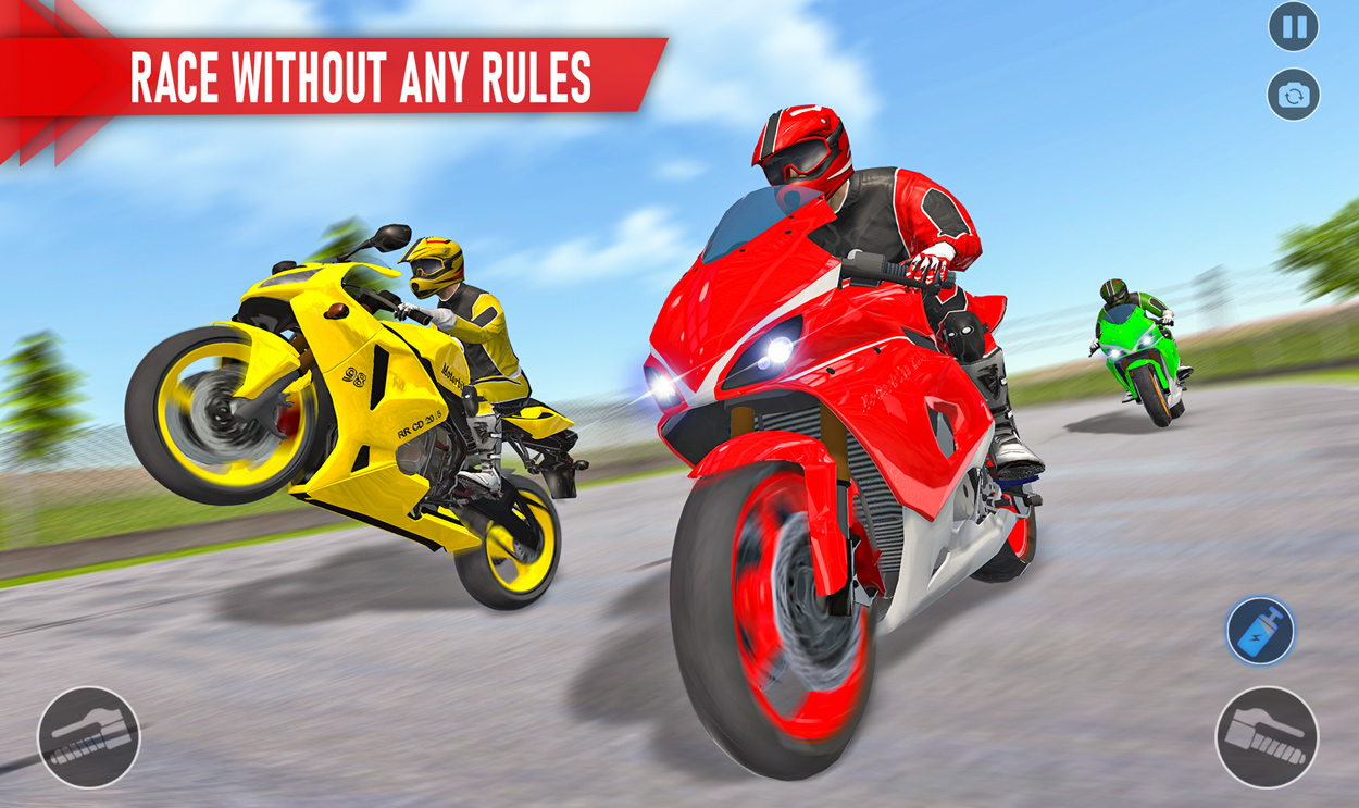 اسکرین شات 2 بازی Motorcycle Racing - Bike Rider