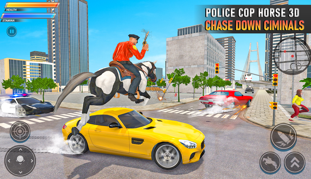 اسکرین شات 4 بازی US Police Horse Crime Shooting