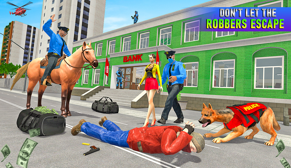اسکرین شات 3 بازی US Police Horse Crime Shooting
