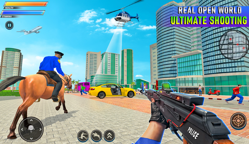 اسکرین شات 2 بازی US Police Horse Crime Shooting