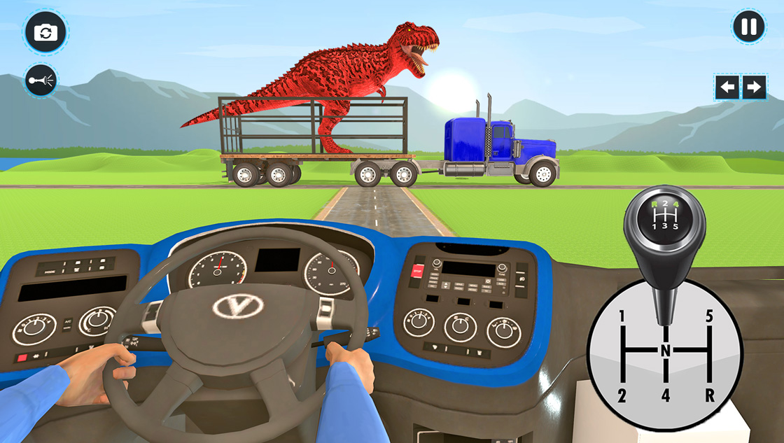 اسکرین شات 2 بازی Truck Games: Animal Transport