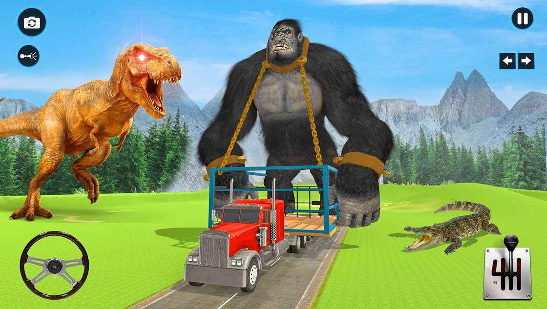 اسکرین شات 1 بازی Truck Games: Animal Transport
