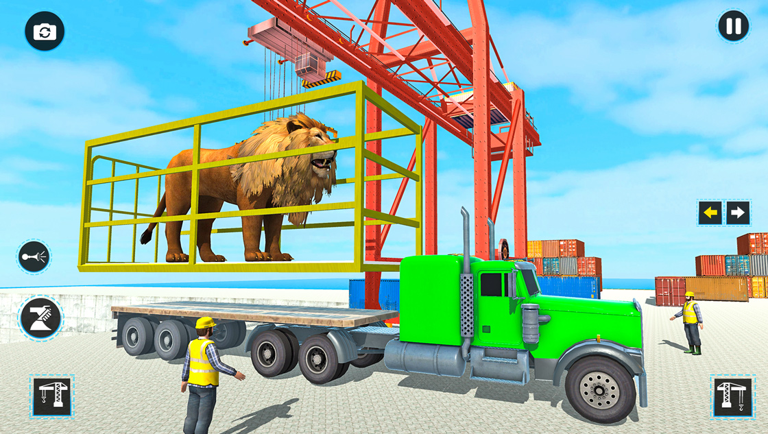اسکرین شات 4 بازی Truck Games: Animal Transport