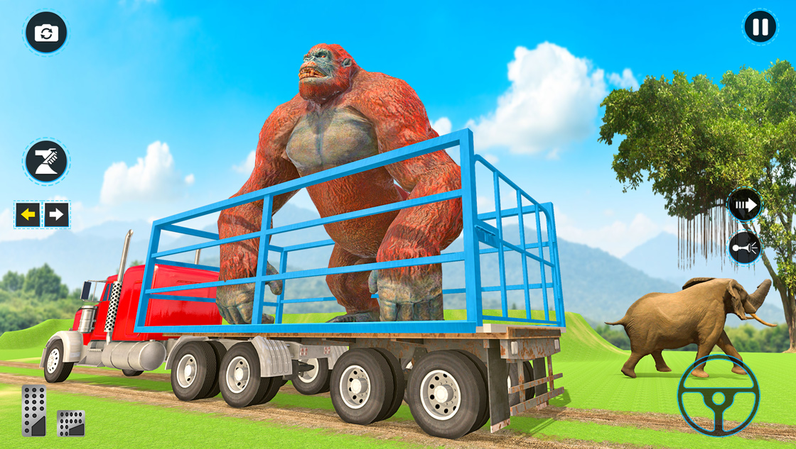 اسکرین شات 6 بازی Truck Games: Animal Transport