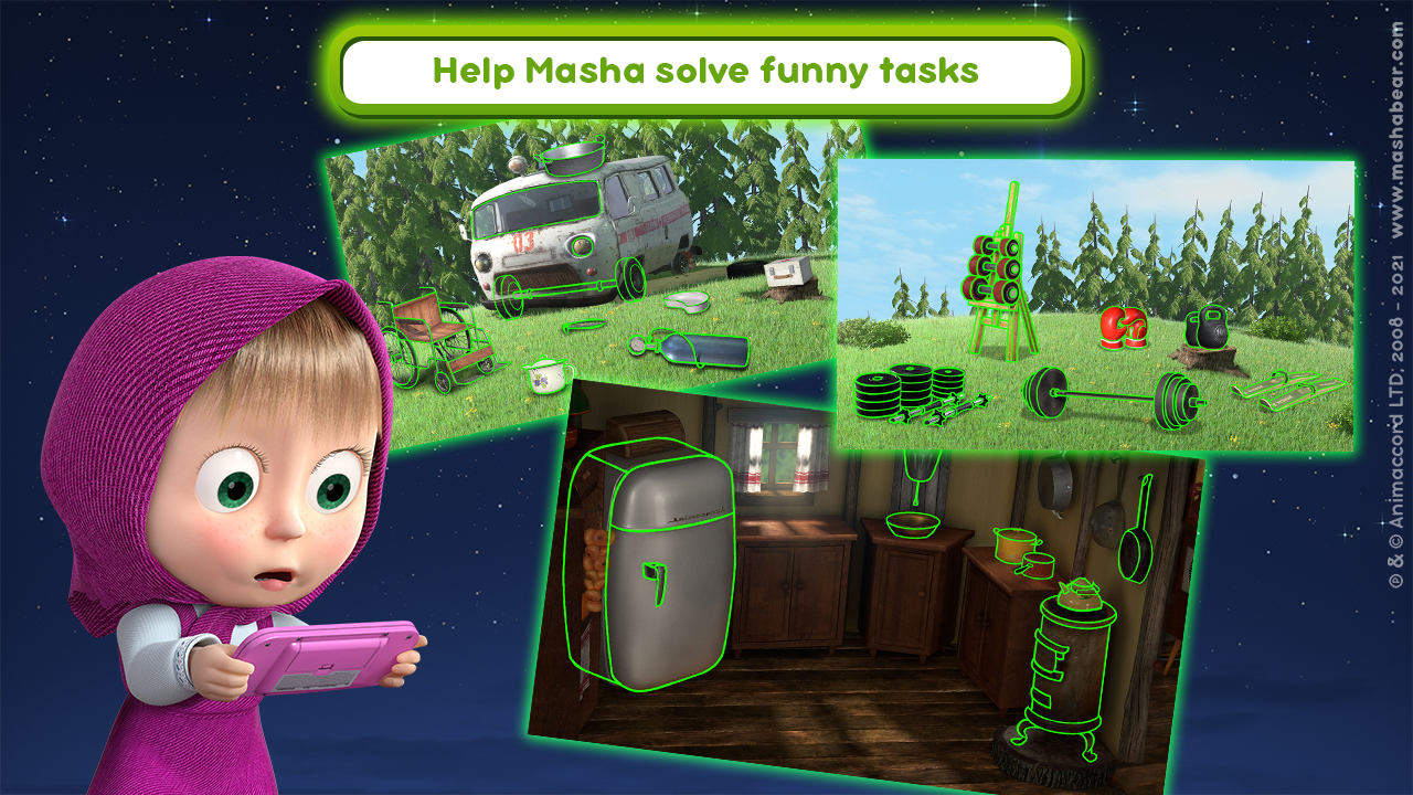 اسکرین شات 5 بازی Masha and the Bear: UFO