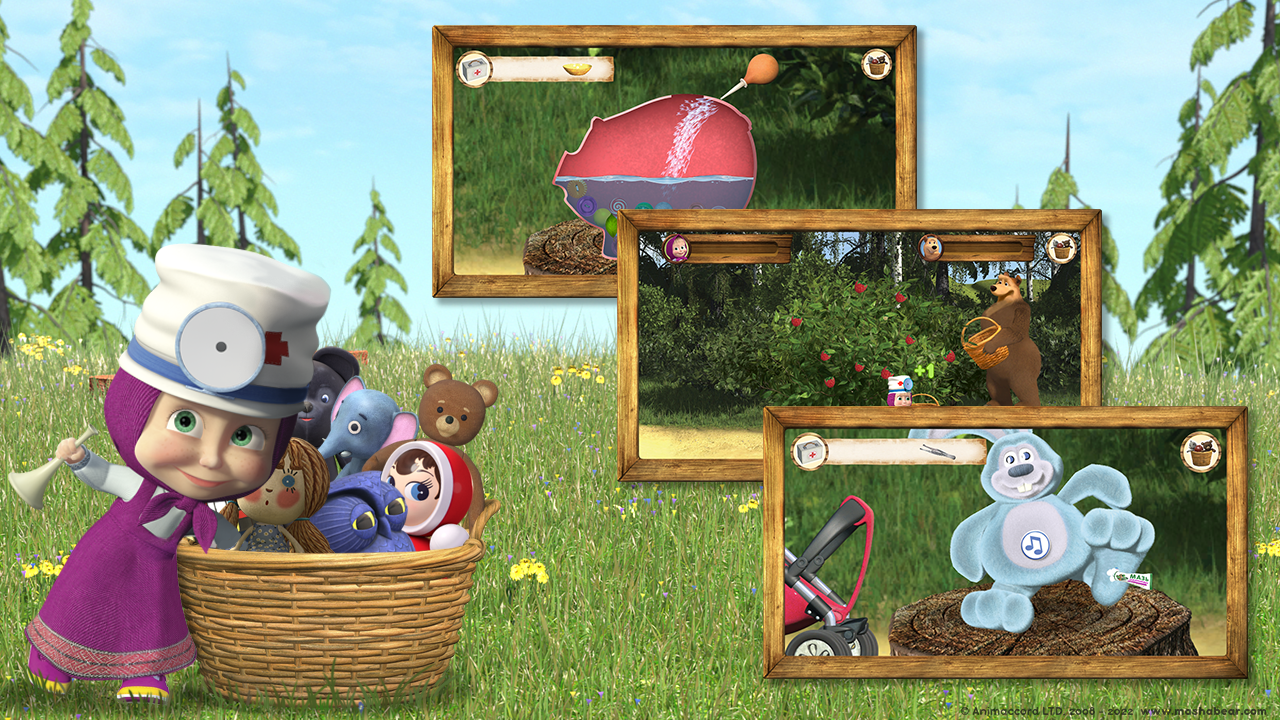 اسکرین شات 1 بازی Masha and the Bear: Toy doctor
