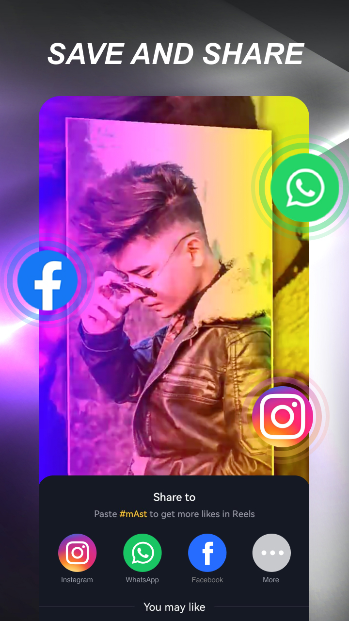 اسکرین شات 8 برنامه mAst: Music Status Video Maker