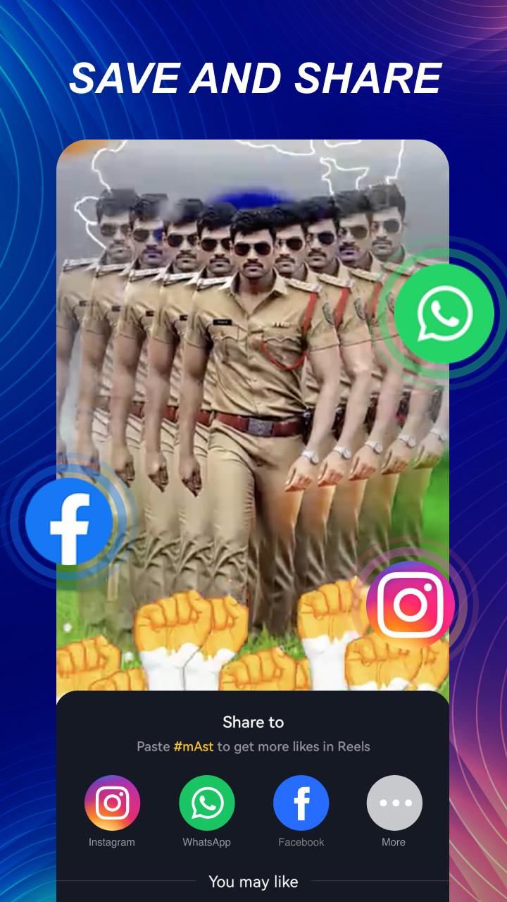 اسکرین شات 8 برنامه mAst: Music Status Video Maker