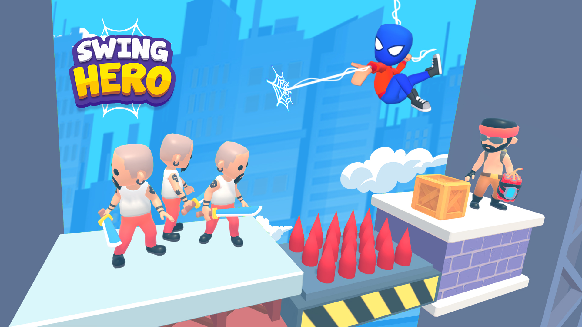 اسکرین شات 1 بازی Swing Hero: Superhero Fight