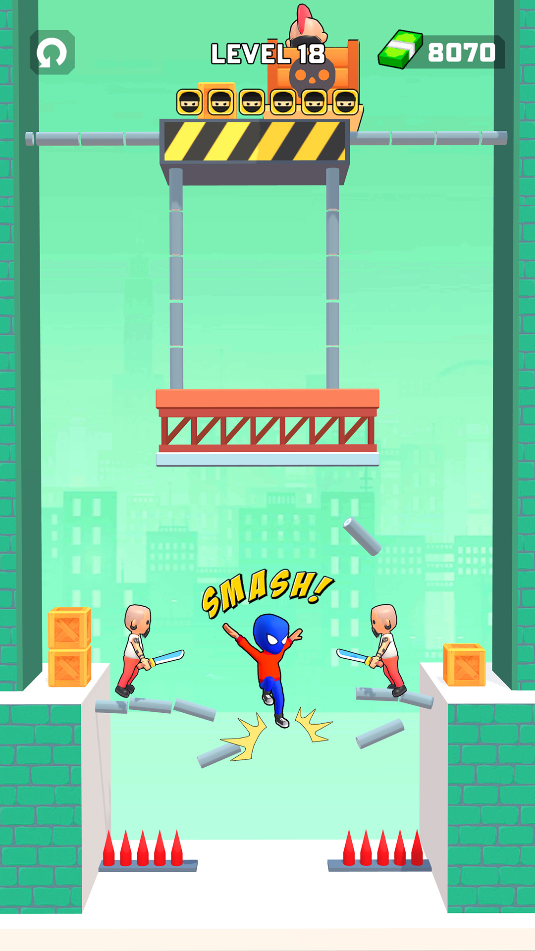 اسکرین شات 2 بازی Swing Hero: Superhero Fight