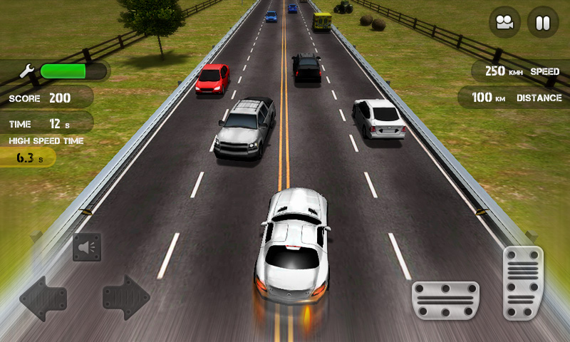 اسکرین شات 3 بازی Race the Traffic