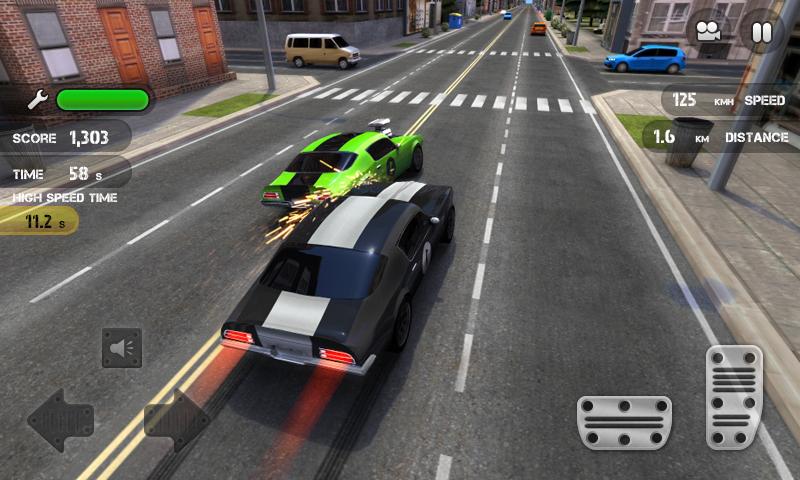 اسکرین شات 5 بازی Race the Traffic