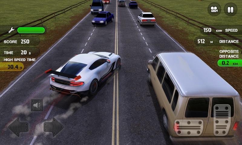 اسکرین شات 1 بازی Race the Traffic