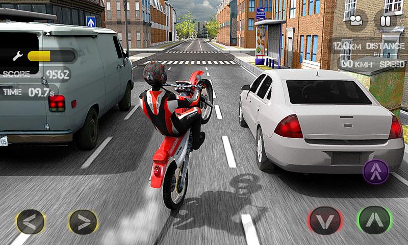 اسکرین شات 1 بازی Race the Traffic Moto