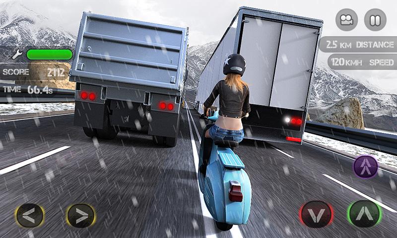 اسکرین شات 4 بازی Race the Traffic Moto