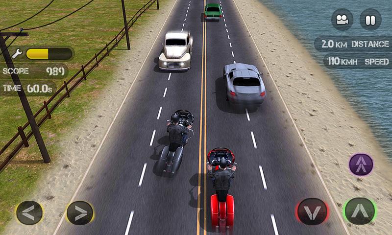 اسکرین شات 2 بازی Race the Traffic Moto