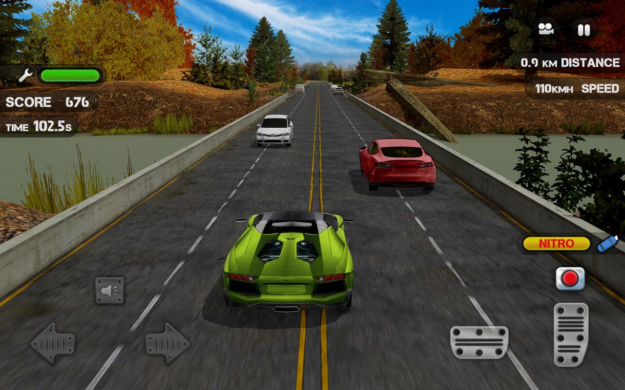 اسکرین شات 4 بازی Race the Traffic Nitro