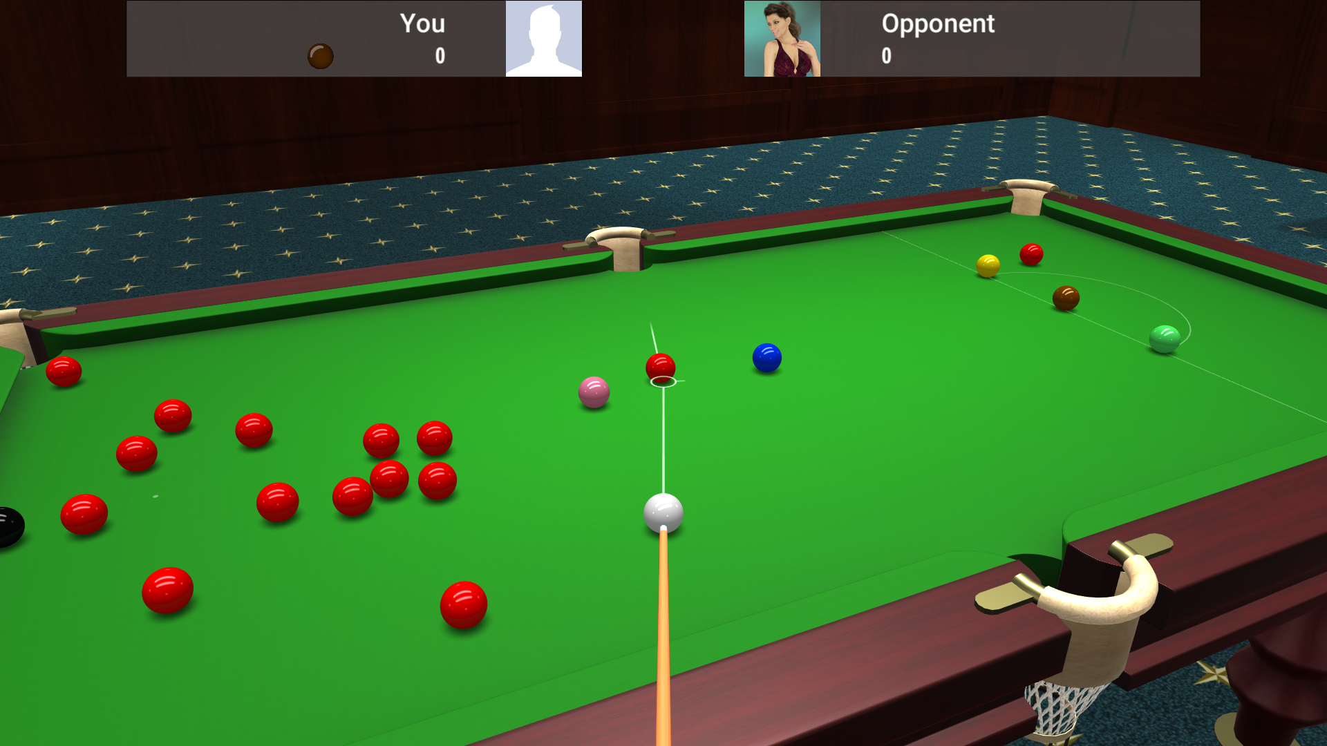 اسکرین شات 1 بازی Snooker Online