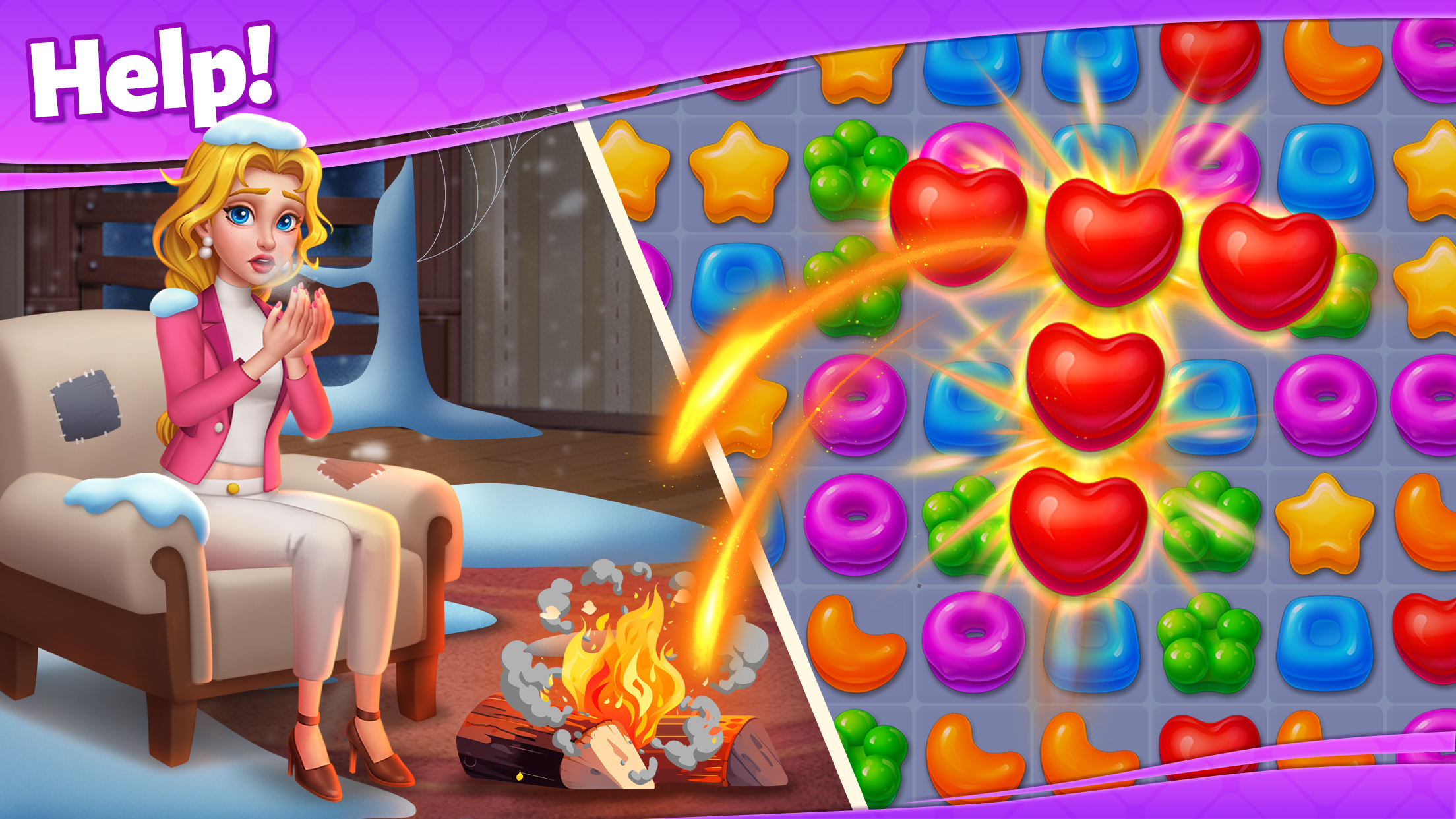 اسکرین شات 6 بازی Home Mansion: Design & Match