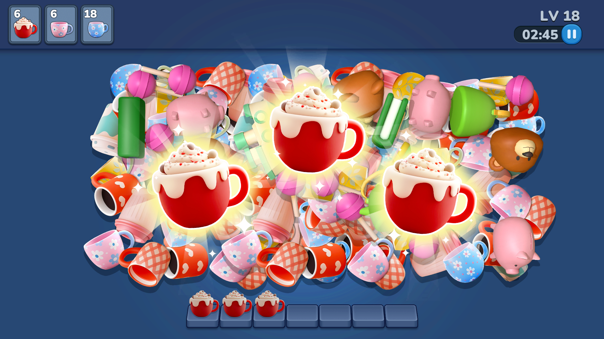 اسکرین شات 6 بازی 3D Crazy Match! Triple Tap