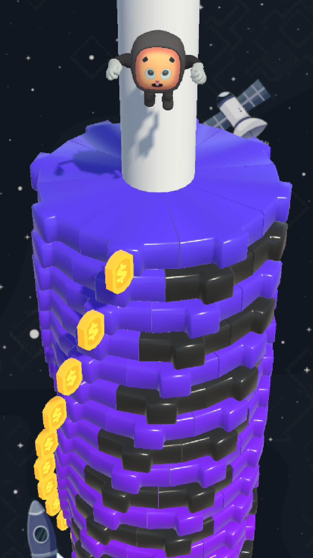 اسکرین شات 1 بازی Drop Stack Ball - Helix Crash