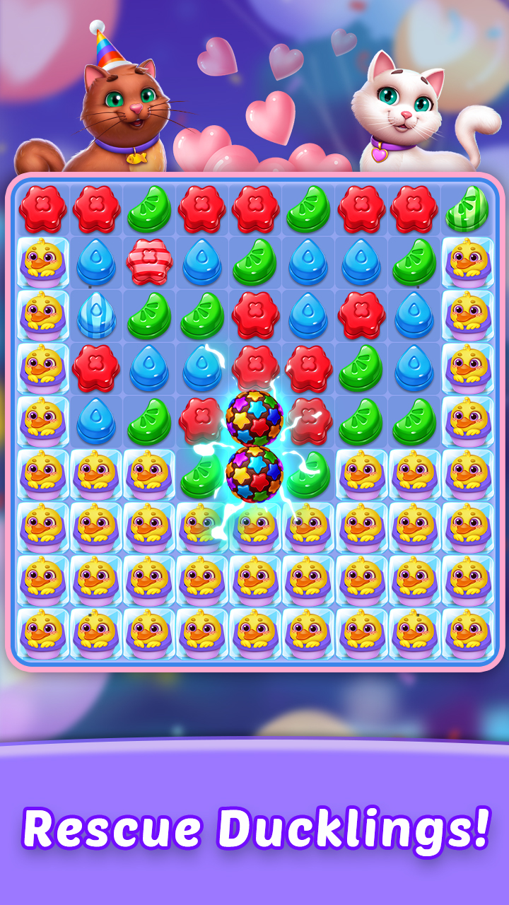 اسکرین شات 1 بازی Candy Fever Smash - Match 3
