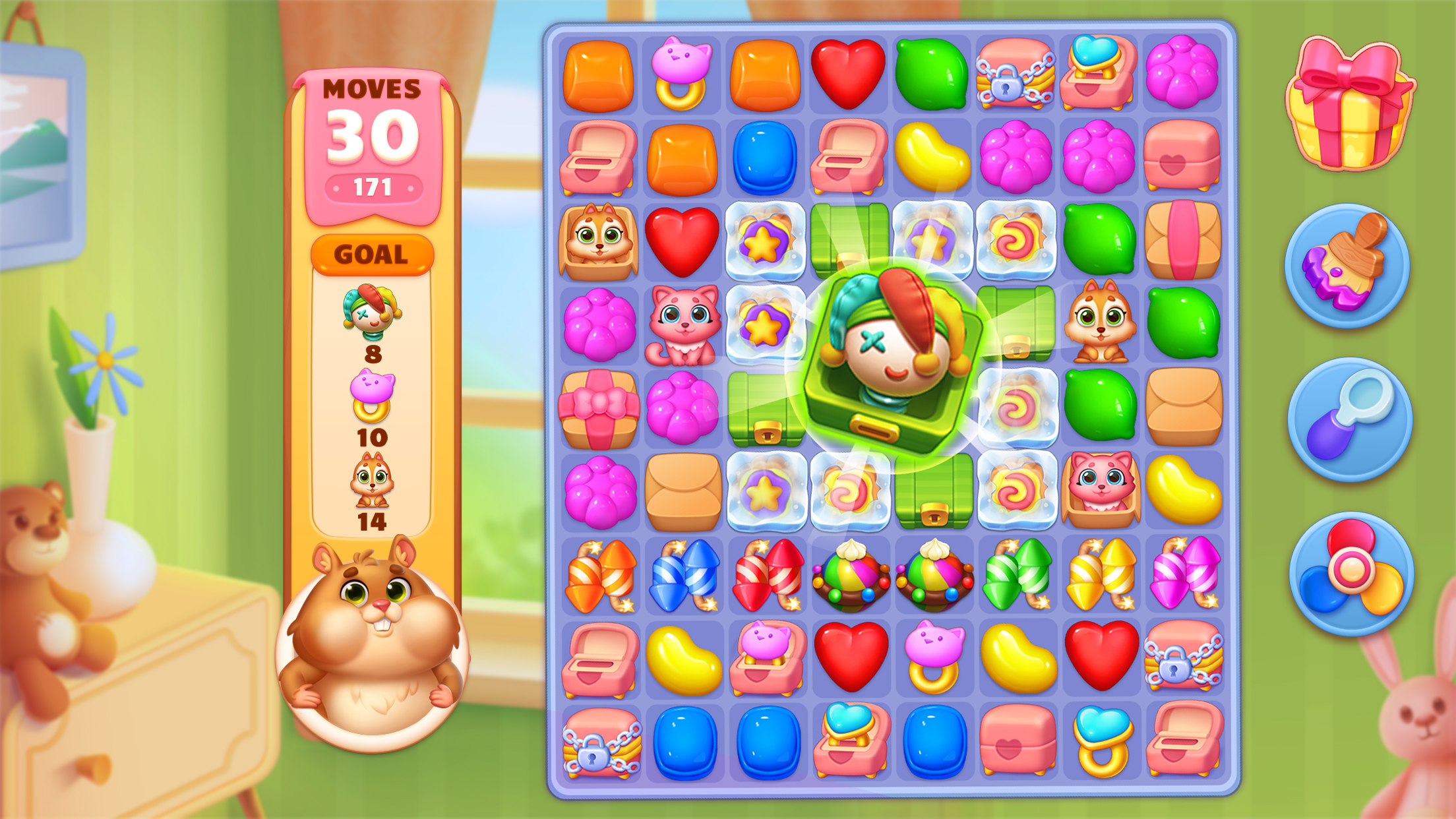 اسکرین شات 6 بازی Pet Candy Puzzle-Match 3 games