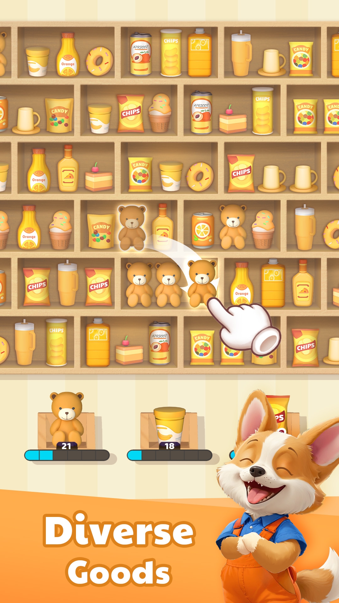 اسکرین شات 2 بازی 3D Goods Store: Sorting Games