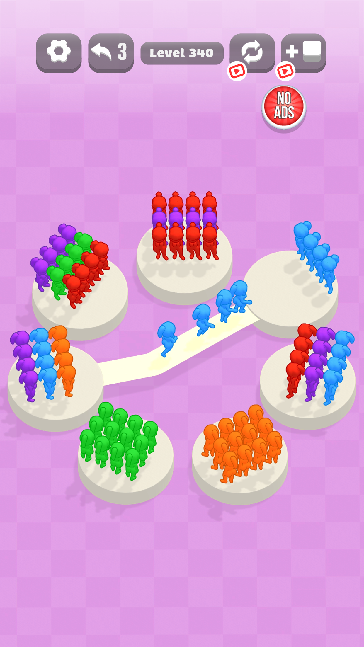 اسکرین شات 1 بازی Escape Island: Fun Color Sort