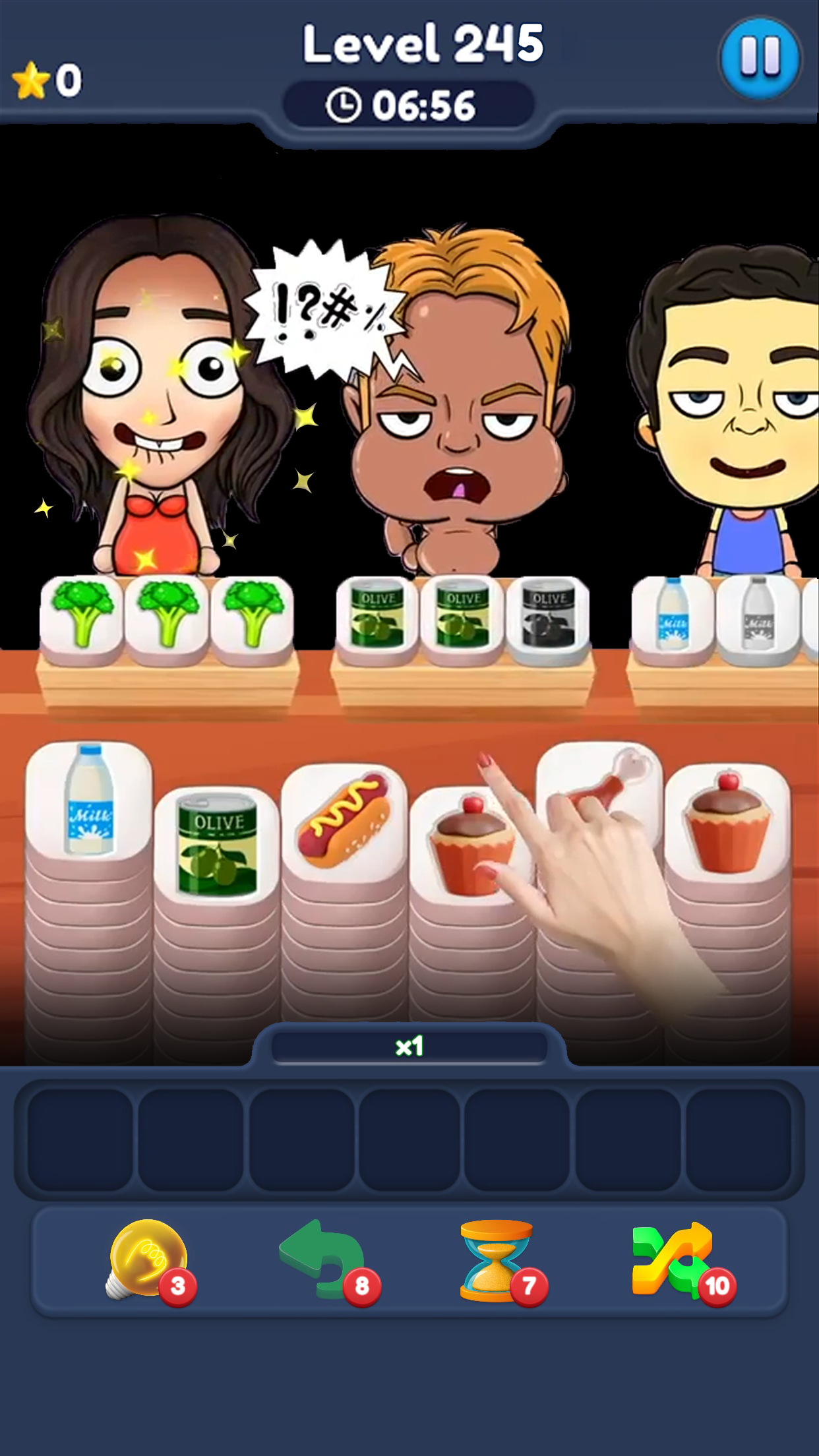اسکرین شات 1 بازی Food Match 3D: Tile Puzzle