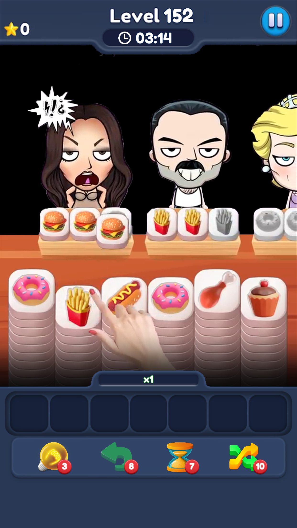 اسکرین شات 2 بازی Food Match 3D: Tile Puzzle