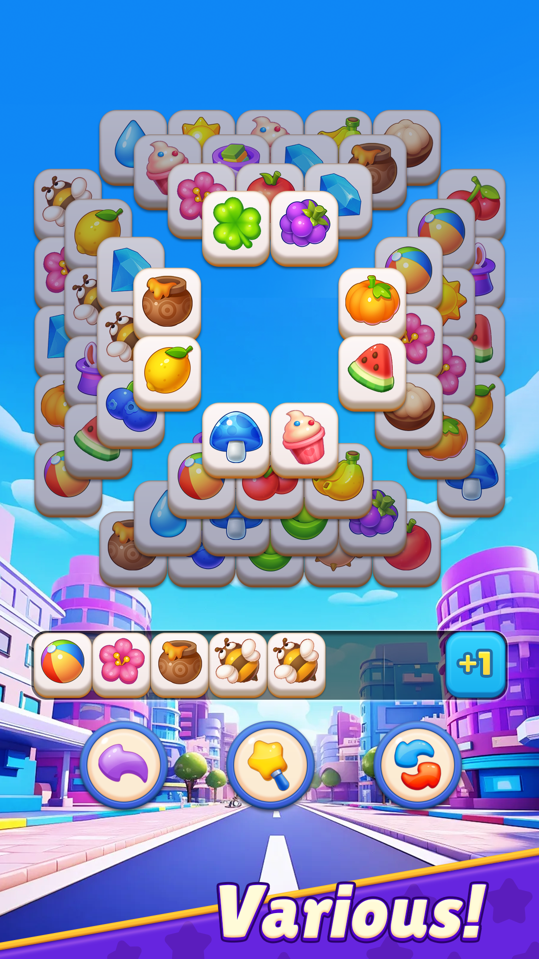اسکرین شات 1 بازی Matching Tiles: City Scape