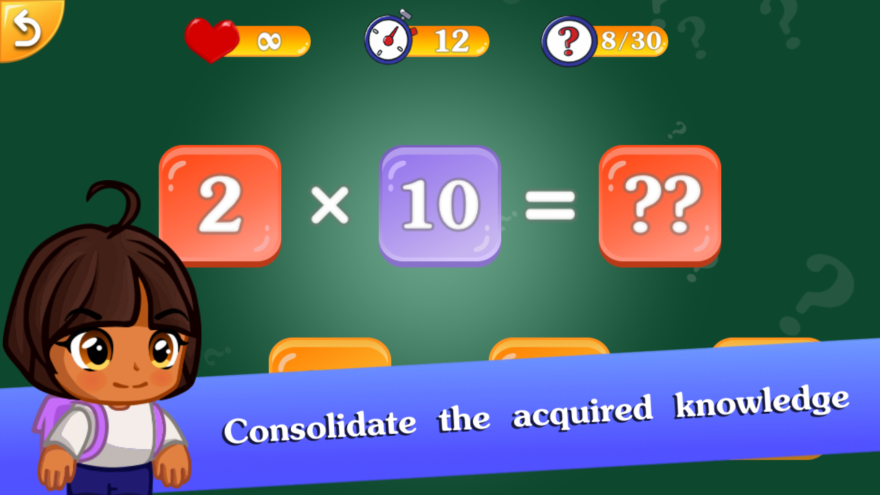 اسکرین شات 2 بازی Math: Multiply & Division