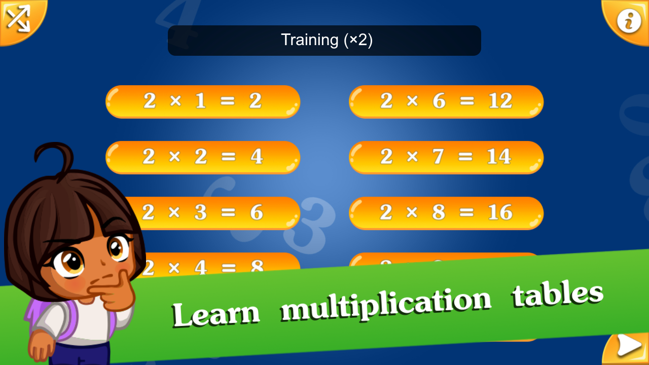 اسکرین شات 1 بازی Math: Multiply & Division