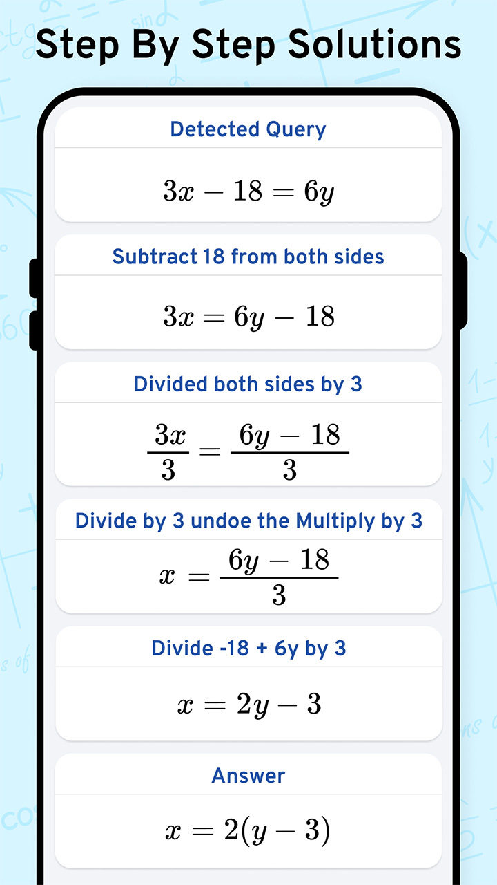 اسکرین شات 2 برنامه AI Math Scanner- Math Solution
