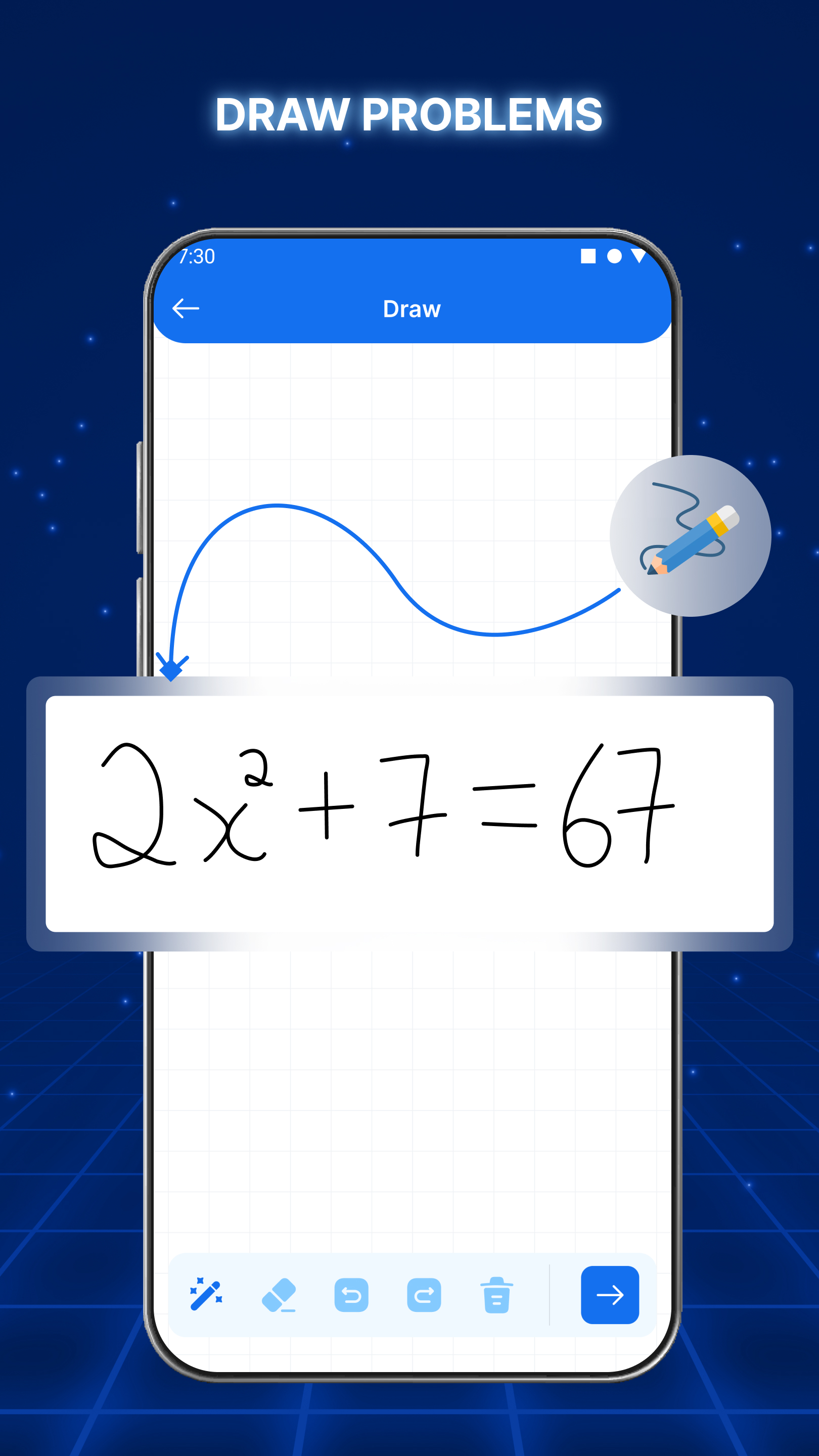 اسکرین شات 3 برنامه AI Math Tutor: Solve & Learn