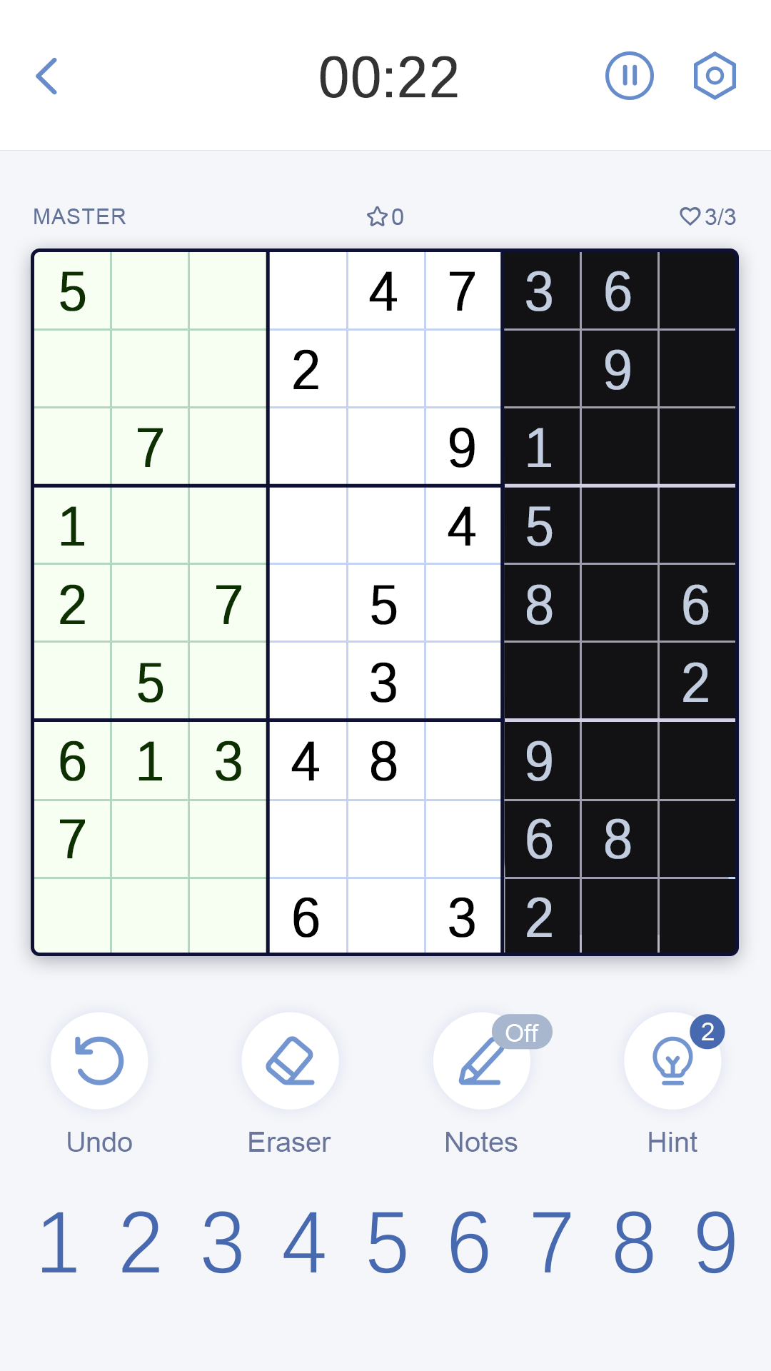 اسکرین شات 4 بازی Sudoku Master!