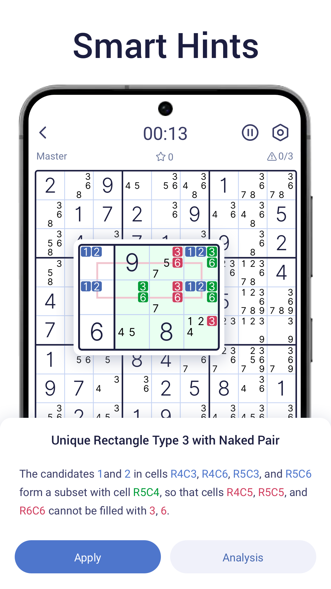 اسکرین شات 5 بازی Sudoku Master!