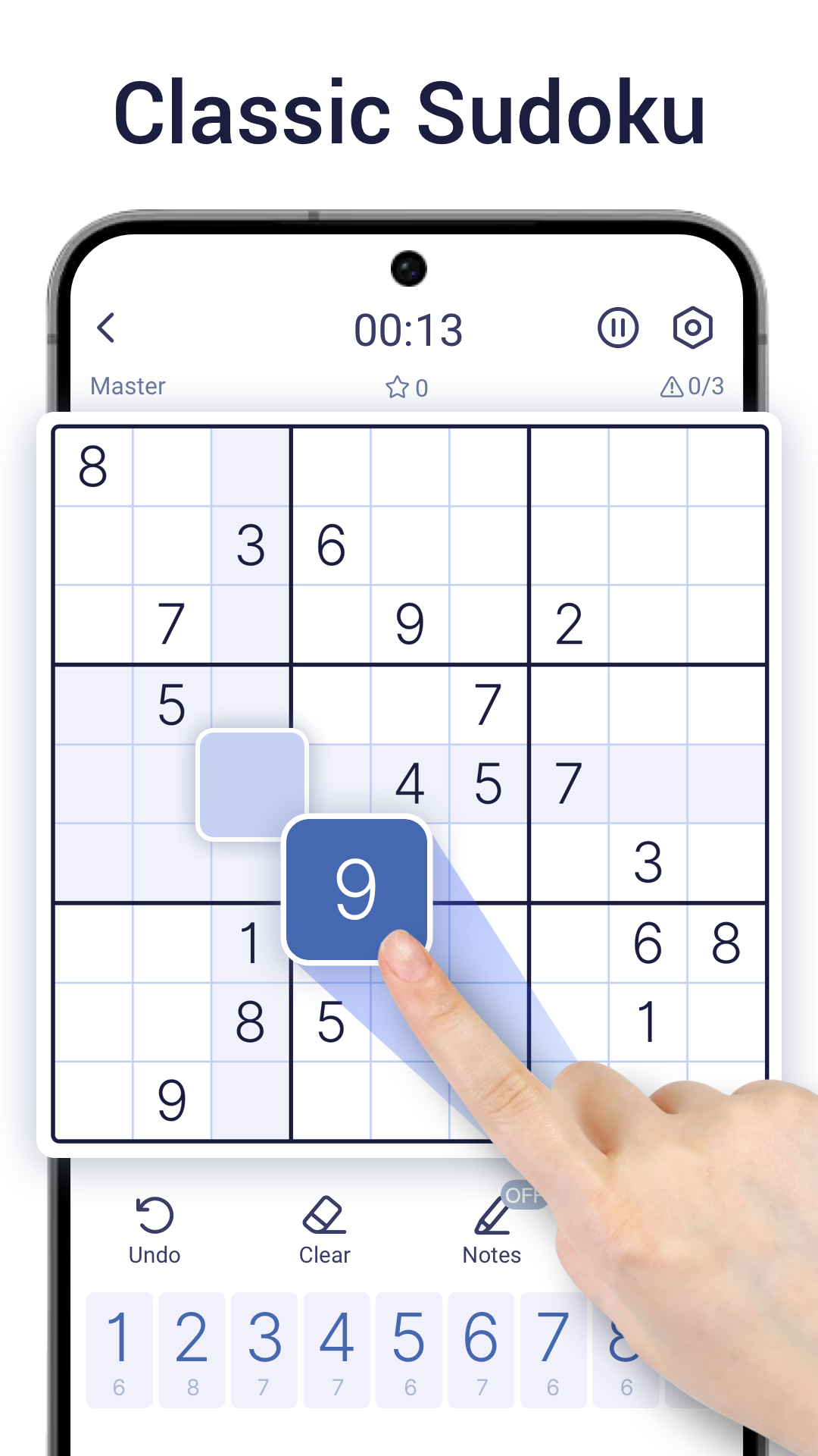 اسکرین شات 1 بازی Sudoku Master!