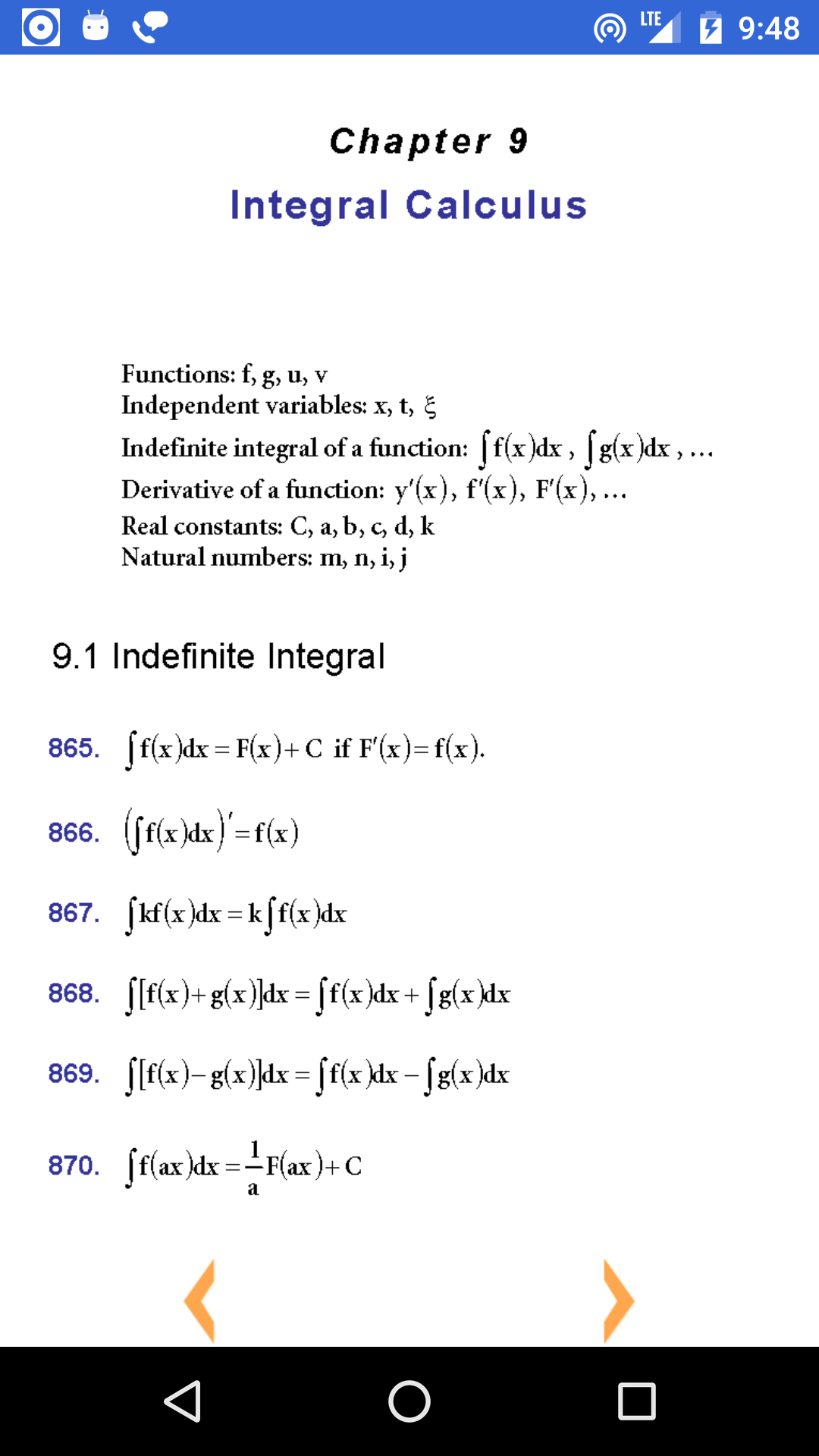 اسکرین شات 6 برنامه Math Formulas