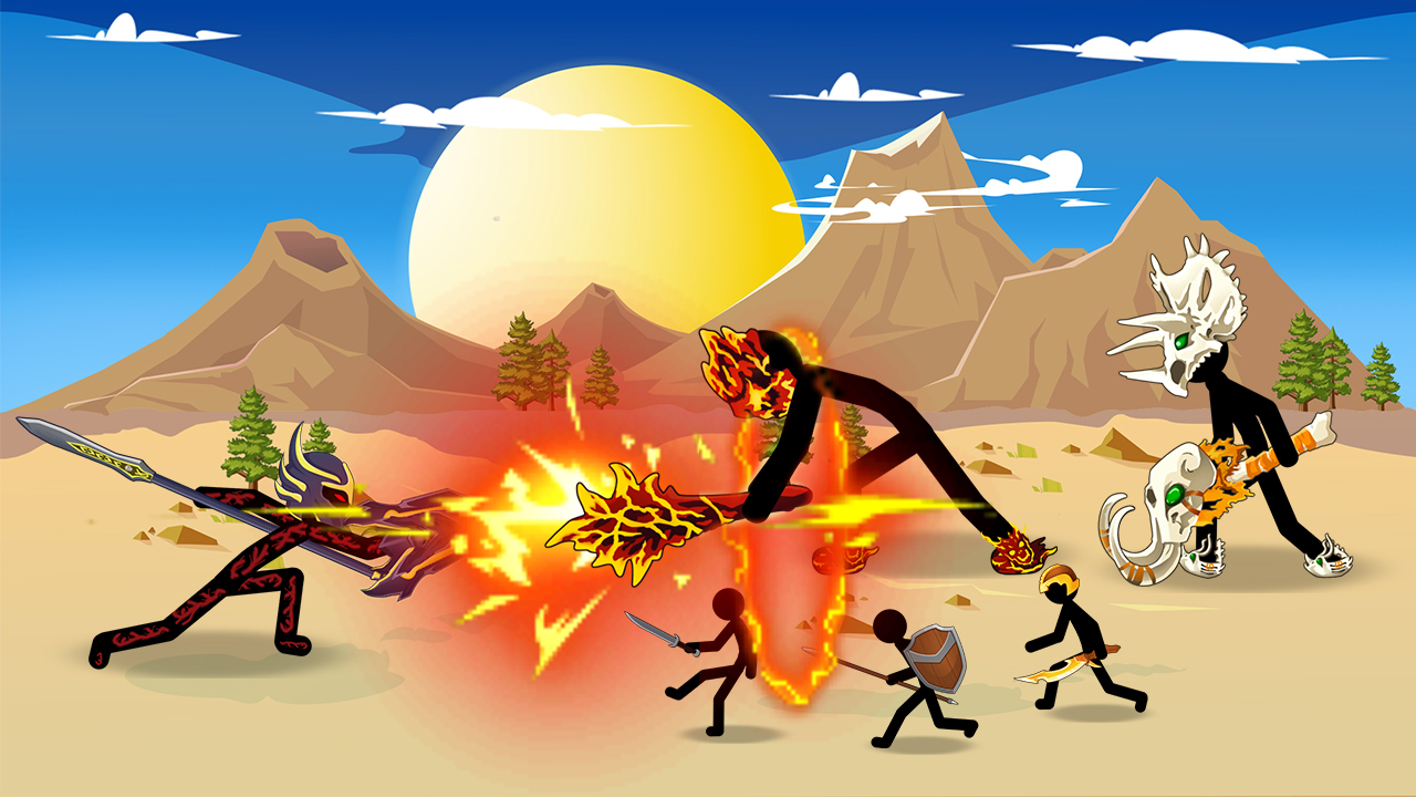 اسکرین شات بازی Stickman Legacy: Giant War 1