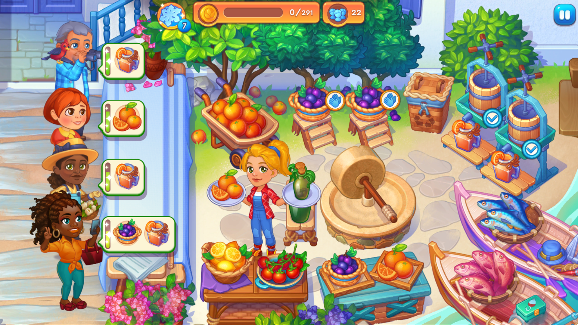 اسکرین شات 8 بازی Farming Fever - Cooking game