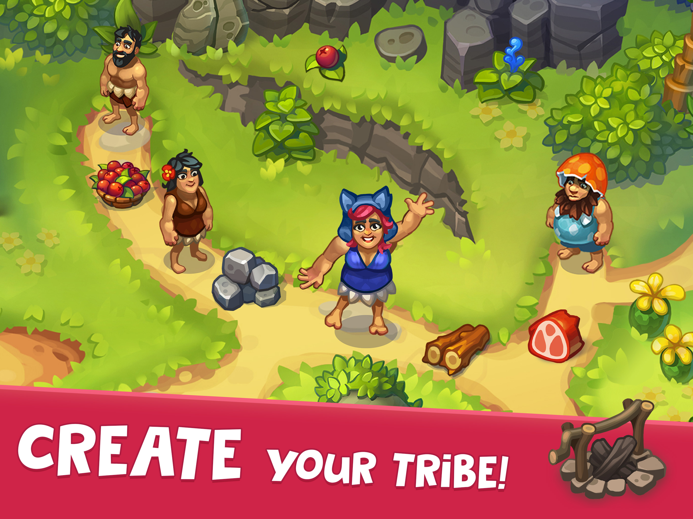 اسکرین شات 4 بازی Tribe Dash - Time management