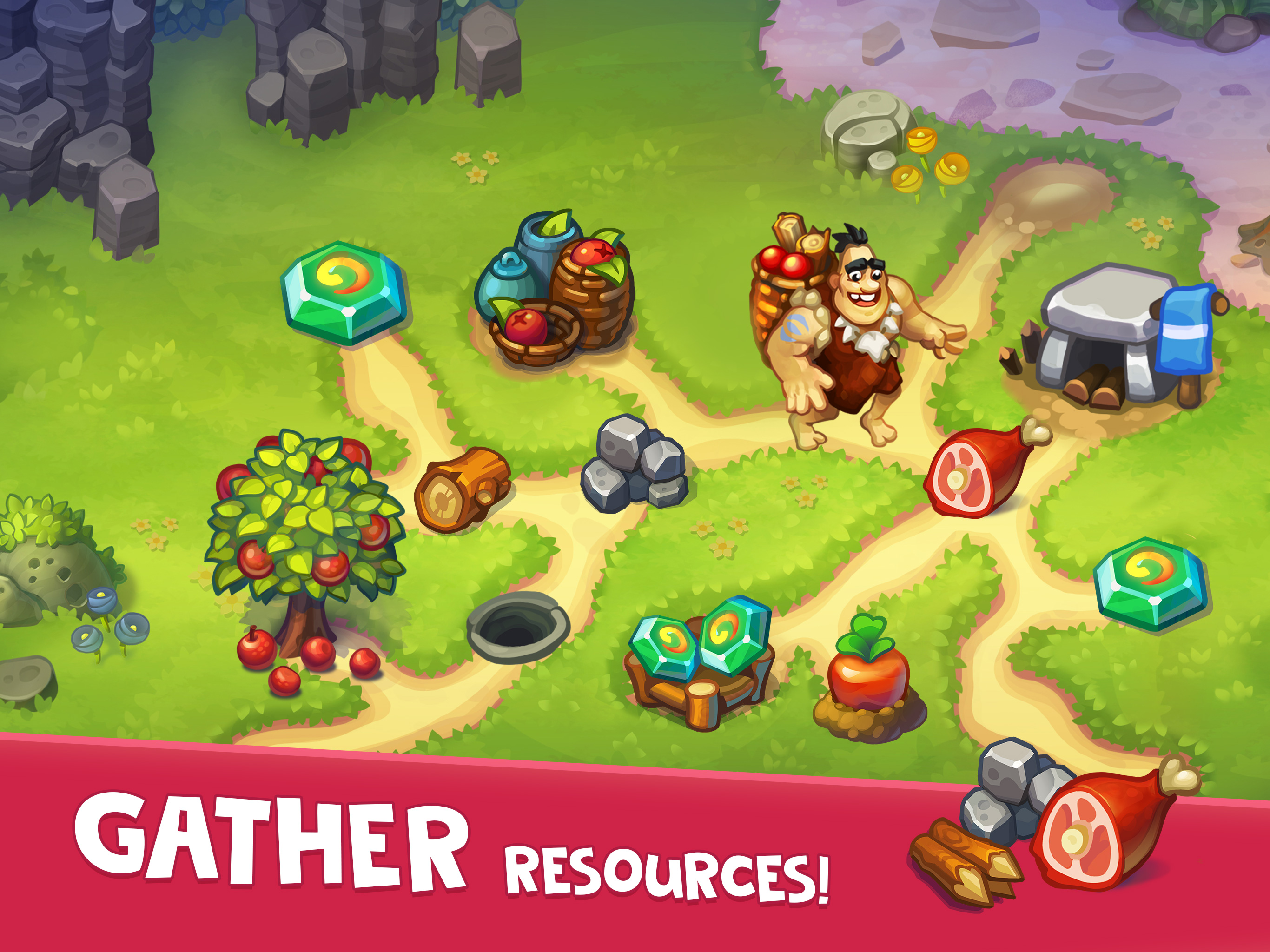 اسکرین شات 6 بازی Tribe Dash - Time management