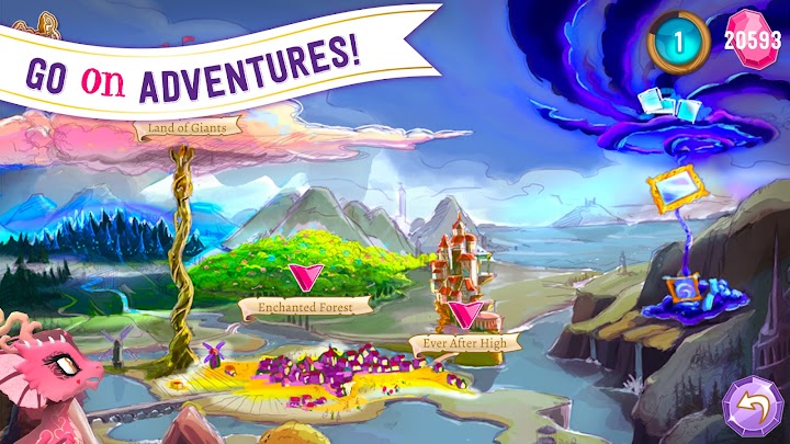 اسکرین شات 6 بازی Baby Dragons: Ever After High™