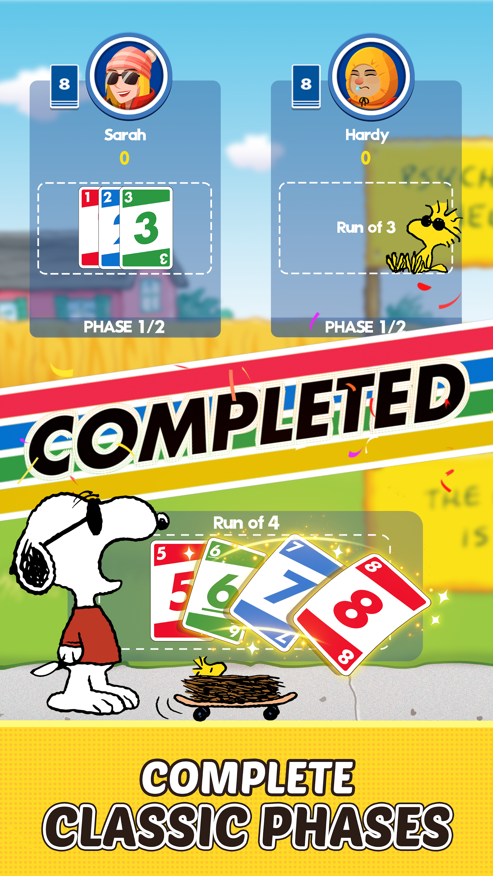 اسکرین شات 2 بازی Phase 10: Casual Card Game